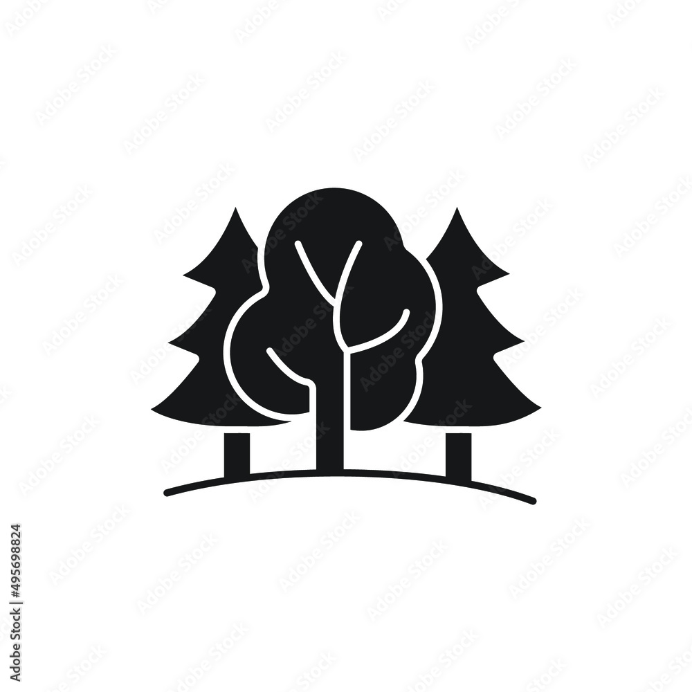 forest icons symbol vector elements for infographic web forest icons symbol vector elements for infographic web