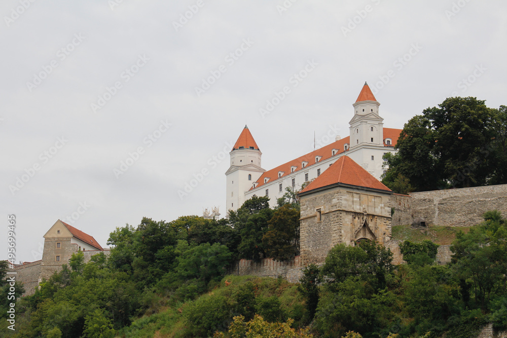 Bratislava Castle On The Hill Top