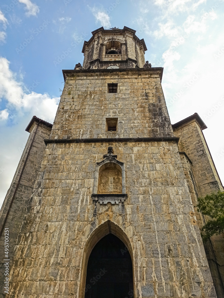 San martin church, lesaka, Navarra, Spain