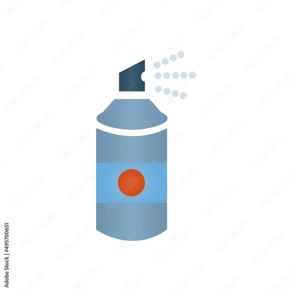 spray can icon with paint, vector illustration spray can icon with paint, vector illustration