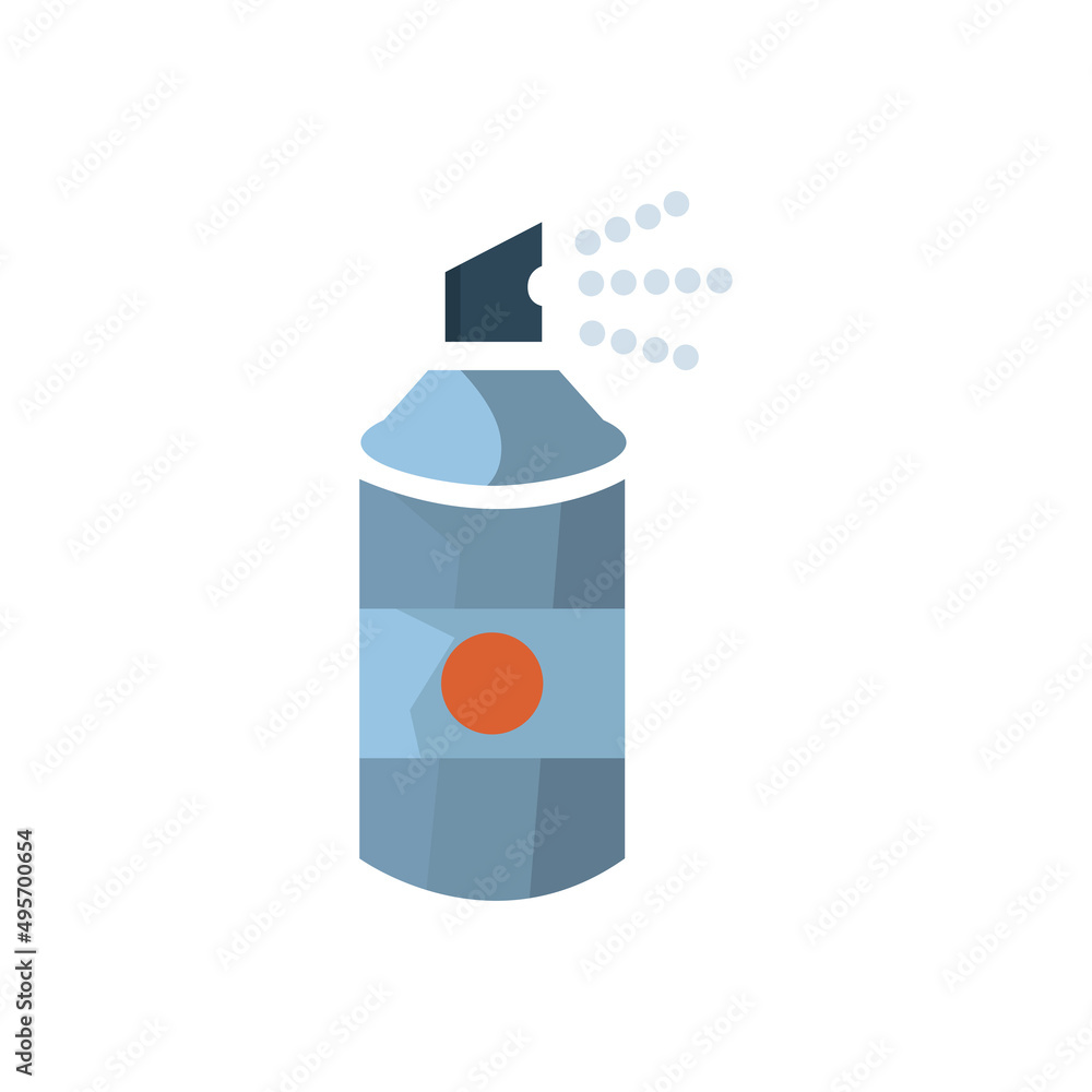 spray can icon with paint, vector illustration spray can icon with paint, vector illustration