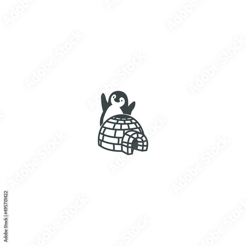 igloo and penguin house