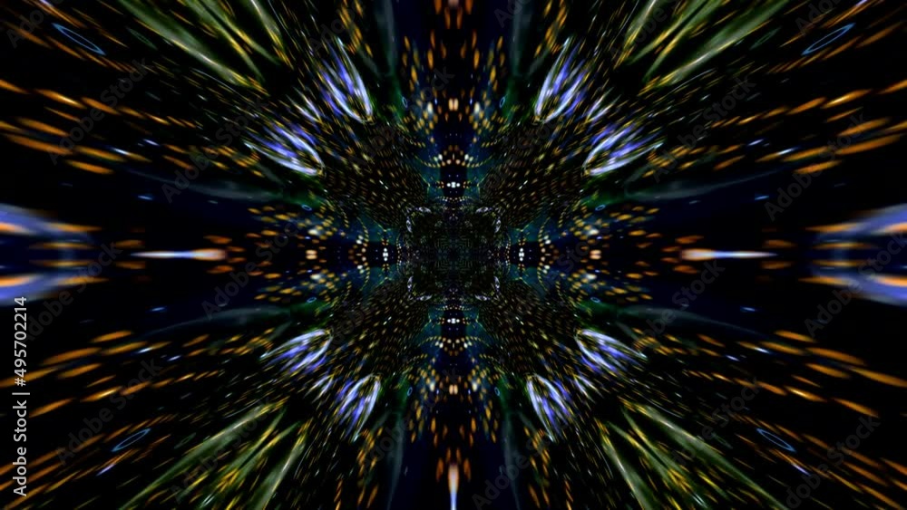 Abstract loop animation with colorful movements and back and forth effect Abstract loop animation with colorful movements and back and forth effect