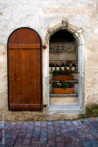 Old door in Tallinn Estonia