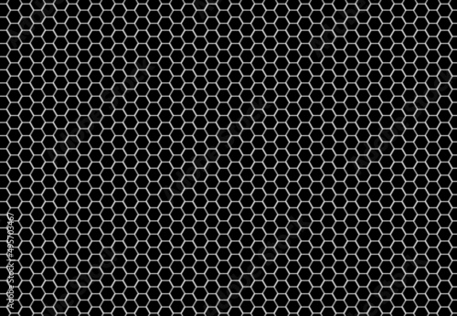 Obraz na płótnie Abstract black honeycomb textured background
