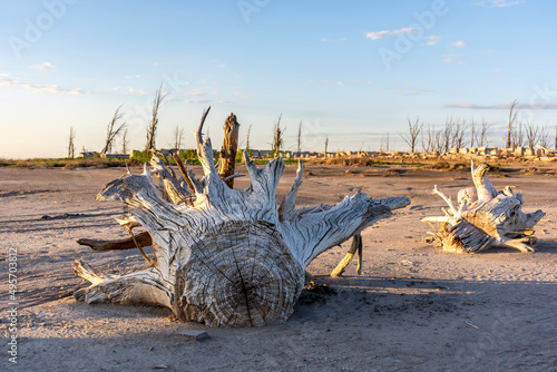 Epecuen in Buenos Aires, Argentina after the disastrous flood