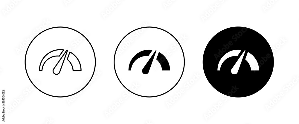 Speedometer, tachometer icon. Speed indicator sign. car speed. Performance Speed metering, scale icon, vector, sign, symbol, logo, illustration, editable stroke, flat design style isolated Speedometer, tachometer icon. Speed indicator sign. car speed. Performance Speed metering, scale icon, vector, sign, symbol, logo, illustration, editable stroke, flat design style isolated