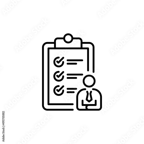 Applicant icon in vector. logotype