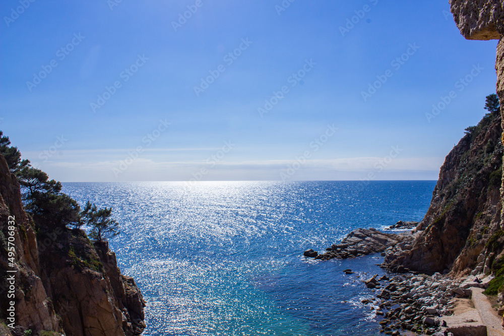 Fototapeta premium Paisaje mar mediterraneo