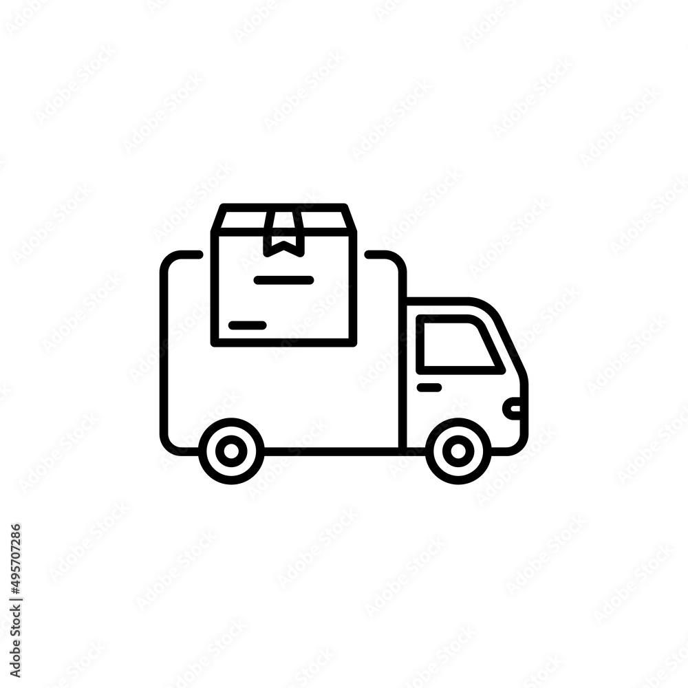 Shipment icon in vector. logotype