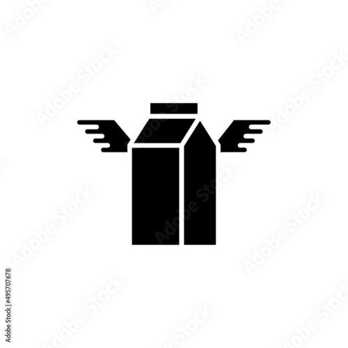 Contactless Delivery icon in vector. logotype