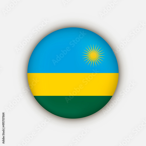 Country Rwanda. Rwanda flag. Vector illustration. Free Download Country Rwanda. Rwanda flag. Vector illustration. - GFXLoad