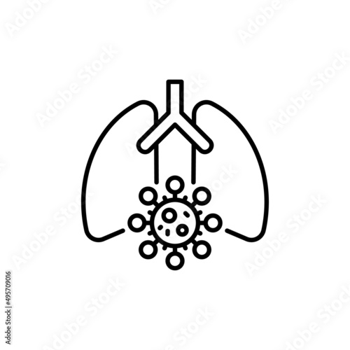 Infection icon in vector. logotype