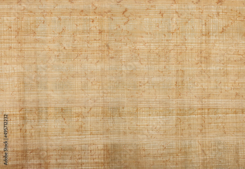 Ancient papyrus paper document background photo