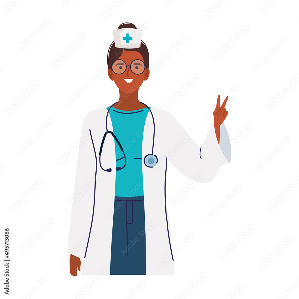 afro female doctor afro female doctor