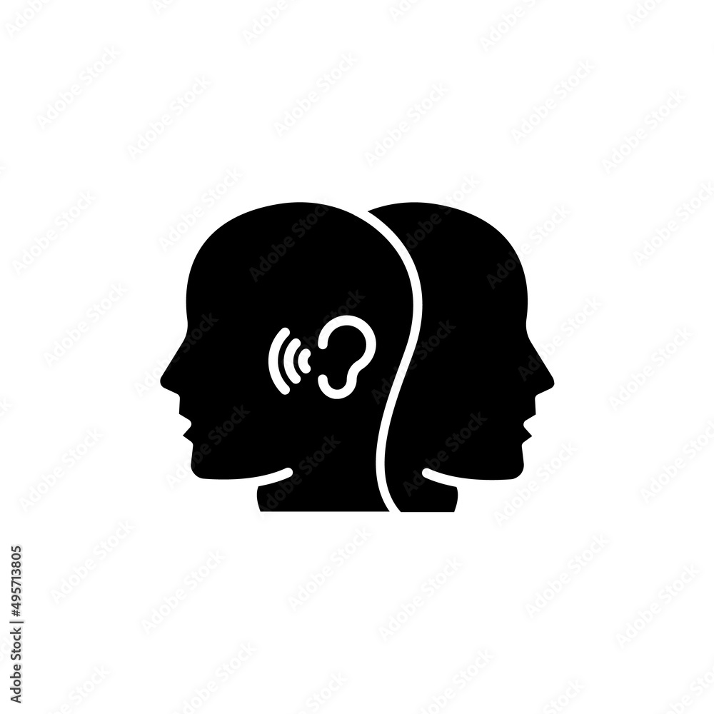 Listen To Others icon in vector. logotype