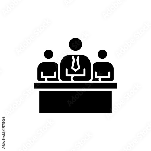 Committee icon in vector. logotype