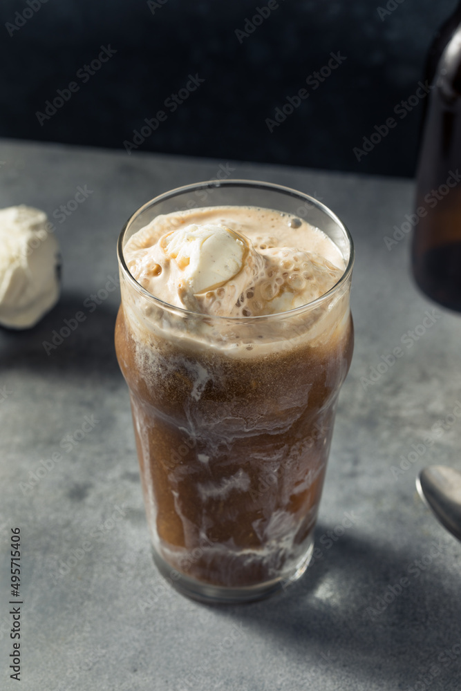 Cold Stout Beer Ice Cream Float Cold Stout Beer Ice Cream Float