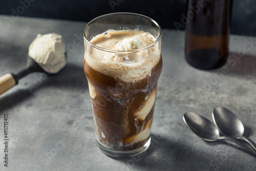 Cold Stout Beer Ice Cream Float
