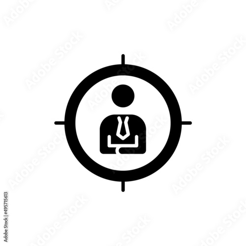 Head Hunting icon in vector. logotype