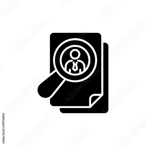 Head Hunting icon in vector. logotype