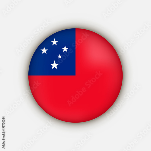 Free Download Country Samoa. Samoa flag. Vector illustration. - GFXLoad