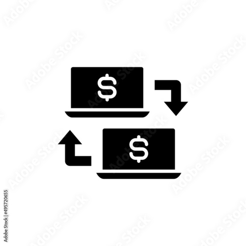 Electronic Funds Transfer icon in vector. logotype