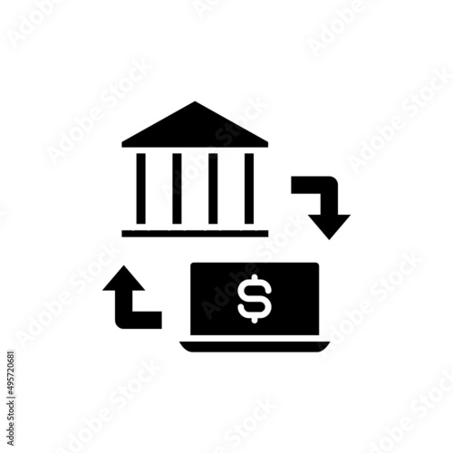 Bank Transfer icon in vector. logotype
