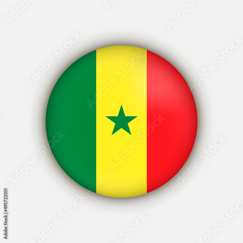 Free Download Country Senegal. Senegal flag. Vector illustration. - GFXLoad