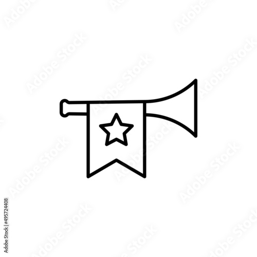 Fanfare icon in vector. logotype