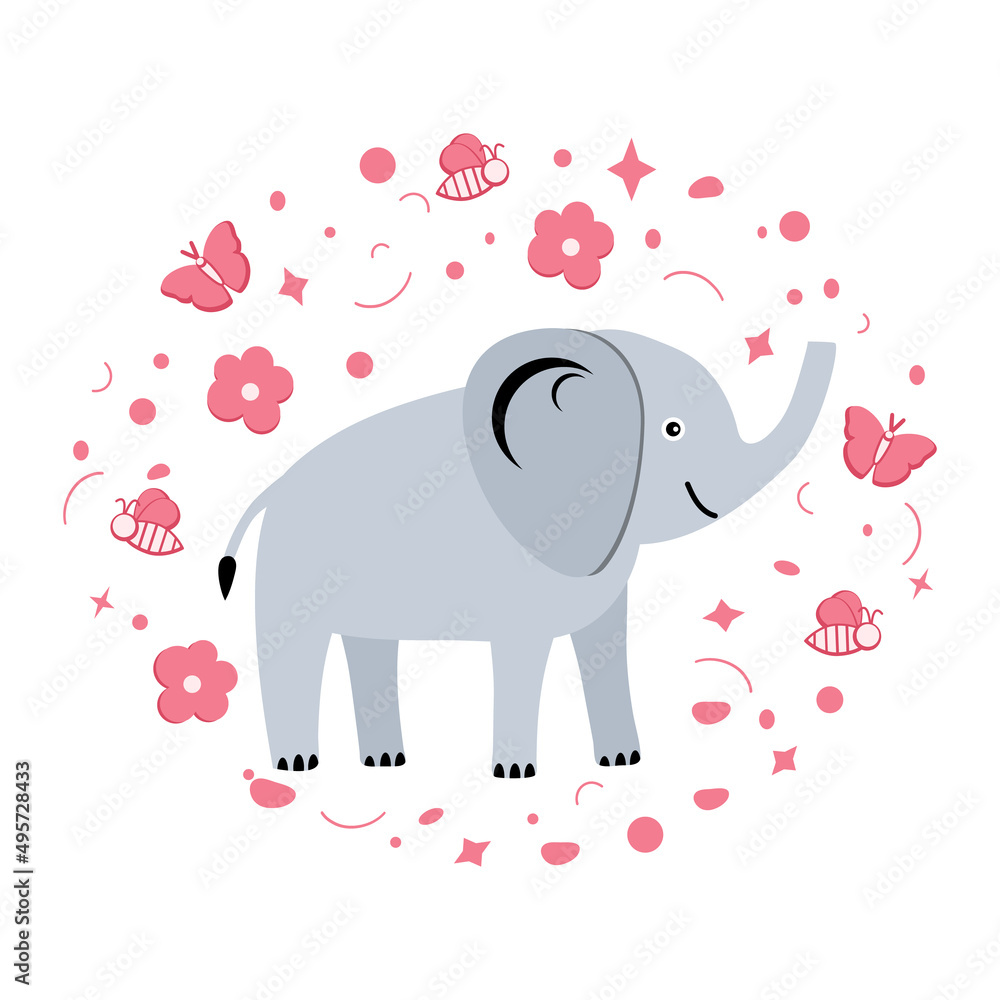 Nature Africa Animal Elephant Zoo Childish Safari Nature Africa Animal Elephant Zoo Childish Safari