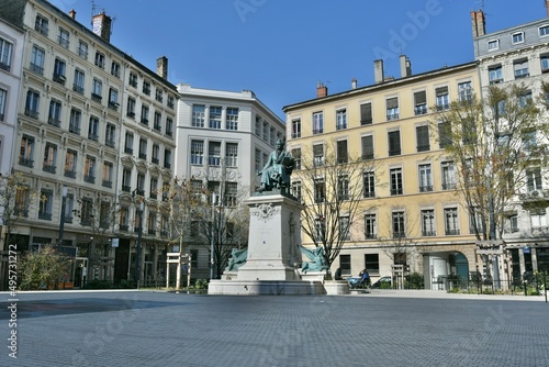 The Place Ampère is a pedestrian square located in the Ainay square, in the 2nd arrondissement of Lyon