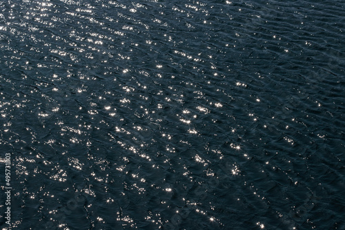 Sun reflections on the sea