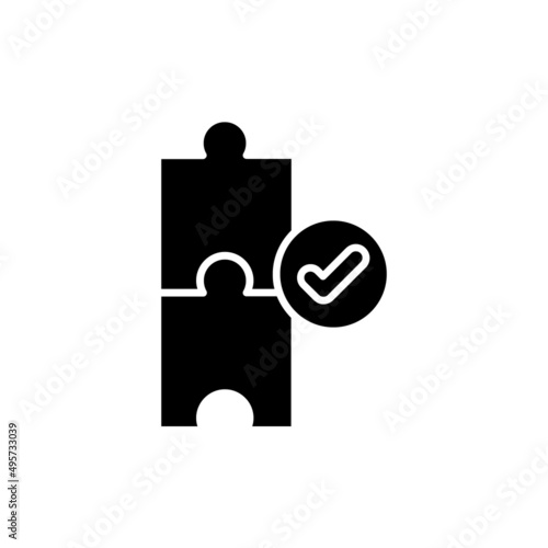 Solution icon in vector. logotype