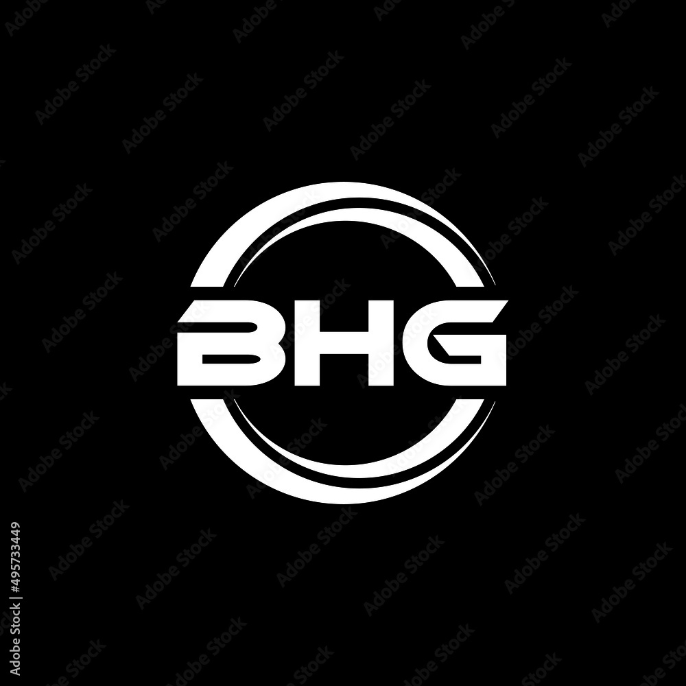 BHG letter logo design with black background in illustrator, vector logo modern alphabet font overlap style. calligraphy designs for logo, Poster, Invitation, etc. BHG letter logo design with black background in illustrator, vector logo modern alphabet font overlap style. calligraphy designs for logo, Poster, Invitation, etc.