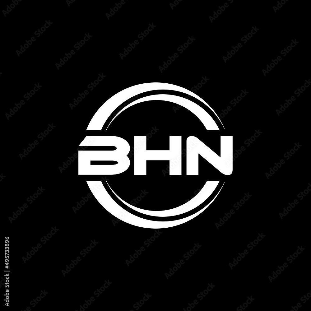 BHN letter logo design with black background in illustrator, vector logo modern alphabet font overlap style. calligraphy designs for logo, Poster, Invitation, etc. BHN letter logo design with black background in illustrator, vector logo modern alphabet font overlap style. calligraphy designs for logo, Poster, Invitation, etc.