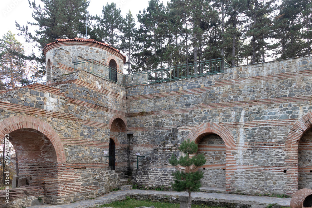 Ruins of the late antique Hisarlaka Fortress, Kyustendil, Bulgaria