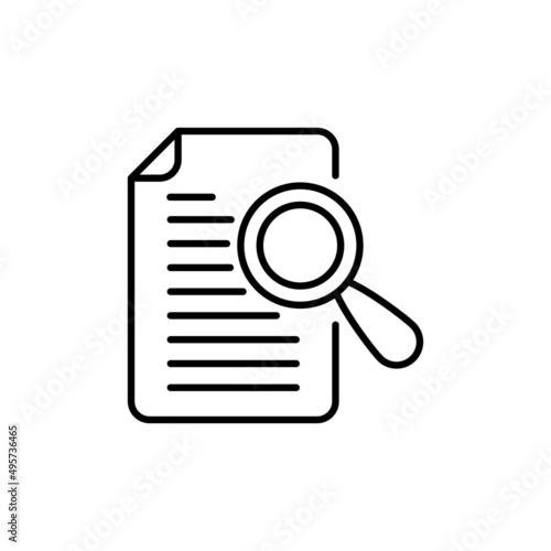 Content Proofreading icon in vector. logotype