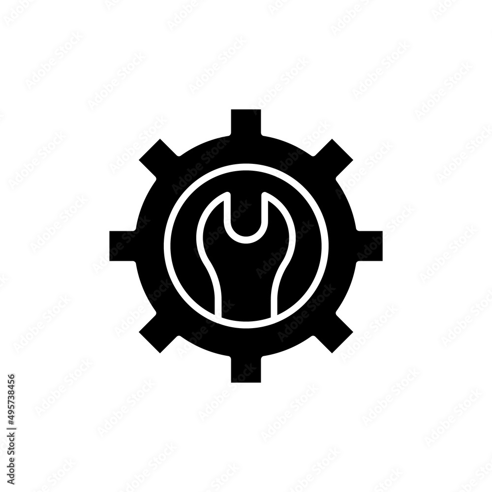 SEO Maintenance icon in vector. logotype