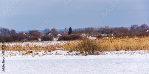 Wallpaper Mural Winter landscape  in central Russia Torontodigital.ca