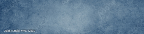 Blue textured concrete wide banner background
