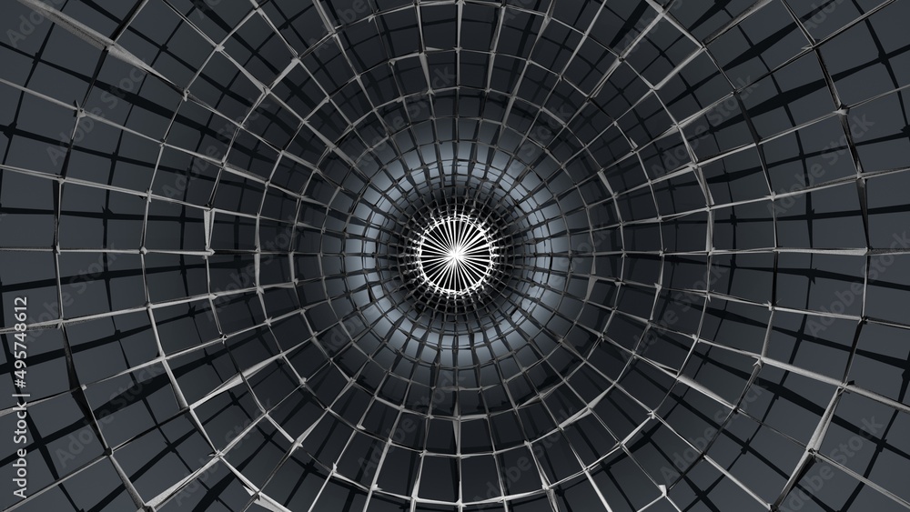 Naklejka premium abstract tunnel