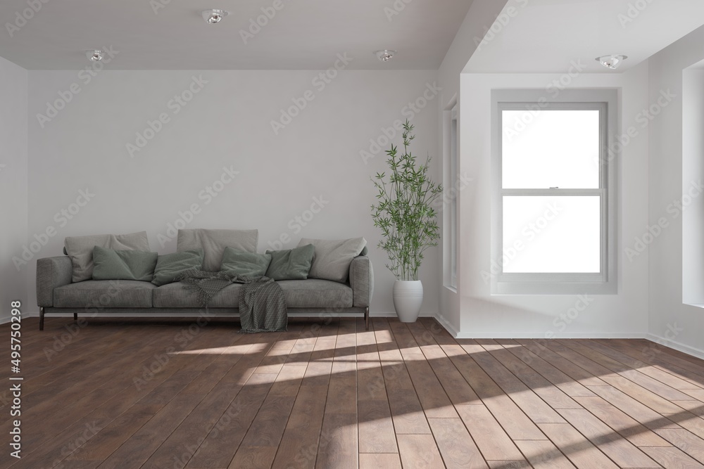 Fototapeta premium Modern interior design. 3D illustration