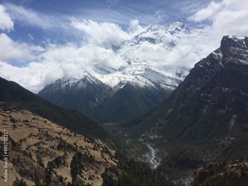 Amazing mountains landscape  high mountains  freedom 