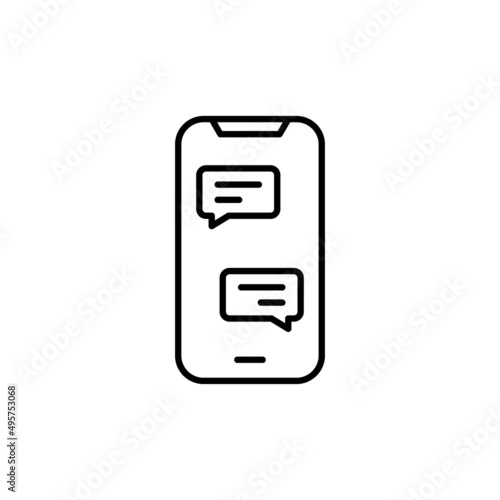 Communication icon in vector. logotype