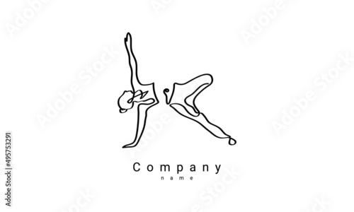Ballet Logo Aesthetic Template