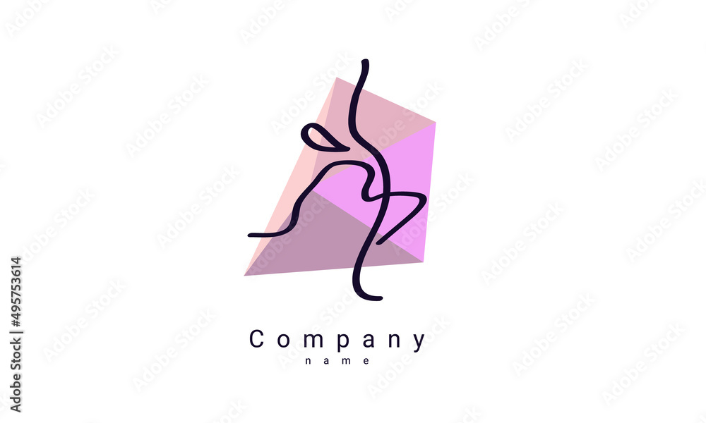 Ballet Logo Aesthetic Template Ballet Logo Aesthetic Template