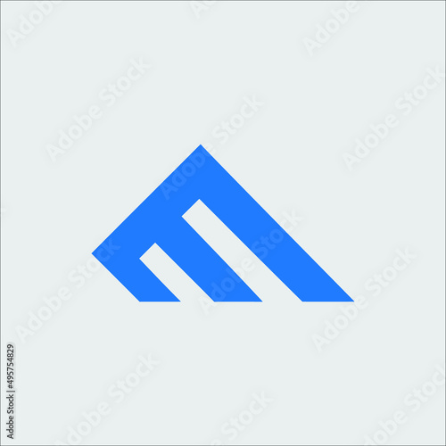 Free Download Creative Initials Letters (m) Logo  Monogram Geometric Modern Logo - GFXLoad