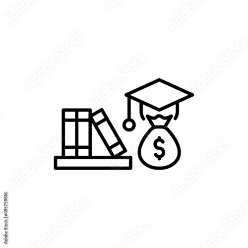 Self Education icon in vector. logotype