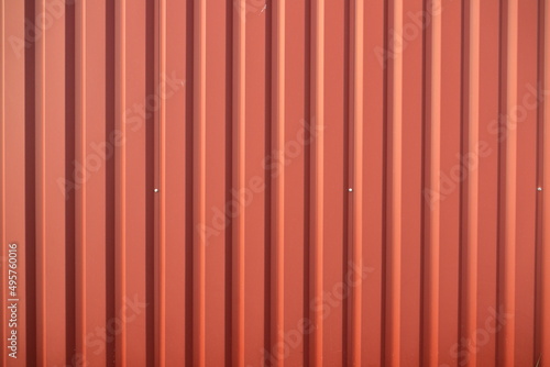 a new red trapezoidal sheet metal  photo